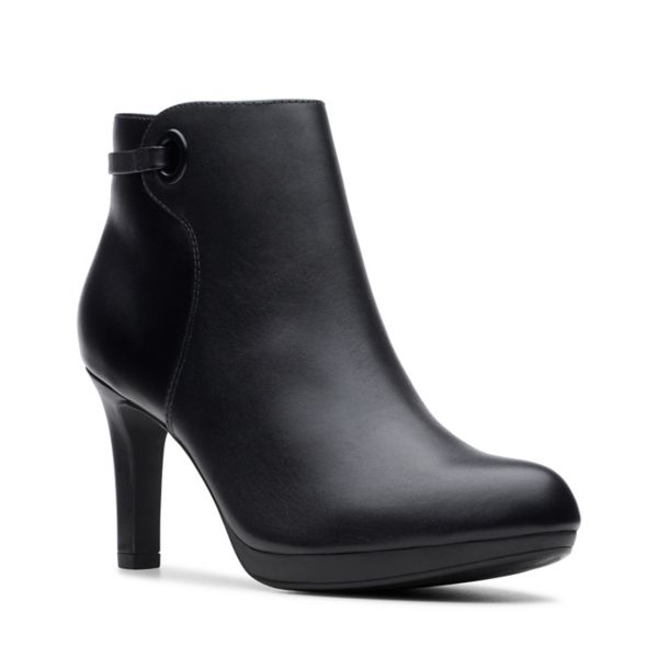 Clarks Womens Adriel Mae Ankle Boots Black | UK-524978